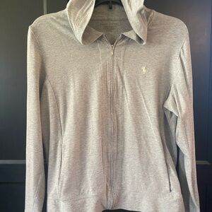 Vintage Ralph Lauren Heather Gray Hoodie and Cropped Lounge Pants